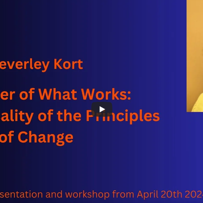 Beverly Kort, The Power of What Works